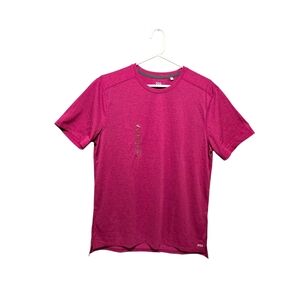 DSG Movement Tee Men's Raspberry Sherbet Heather Size Medium Moisture-Wicking